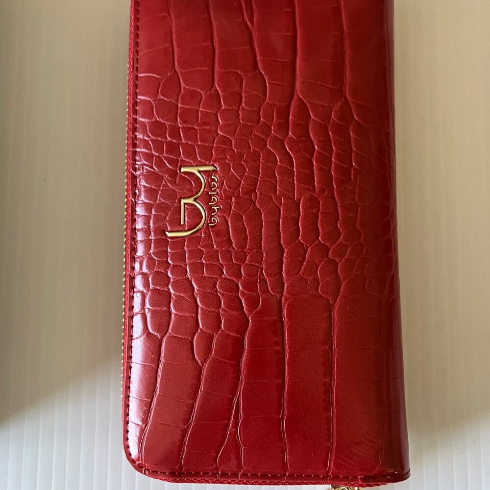 Byblos Lily Wallet Dark Red Women's Wallet - NWT in gift box